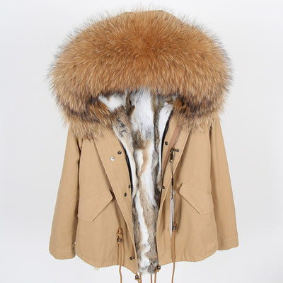 Jacket with fur collar "Lory"