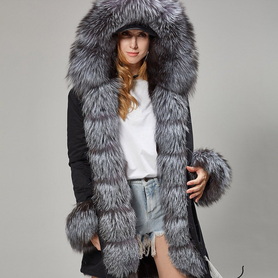 Real Fur Parka “Dark Fox”